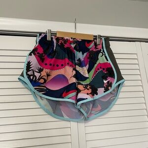 Nike Pink and Blue Athletic Shorts Lightweight Performance